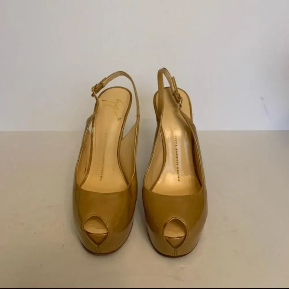Giuiseppe Zanotti Design PeepToe Stiletto Size 7.5 - Picture 6 of 16